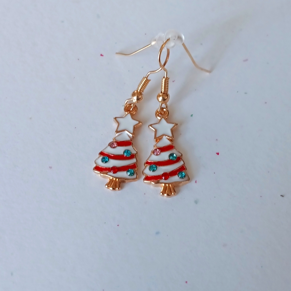Cute Christmas Tree Earrings